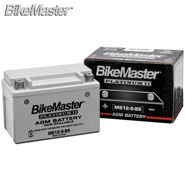 BikeMaster MS12-14L-A2 Moto Guzzi V7 Classic 750 09-12 AGM Platinum II Battery